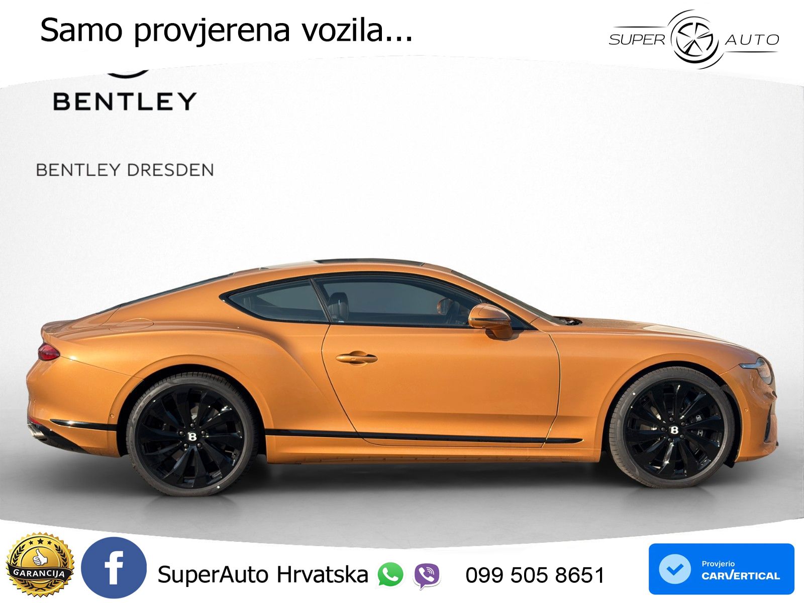 Bentley Continental GT IV 4.0 V8 TFSi (680 KS) AWD DCT ZRAČNI+ACC+GR SJED+360