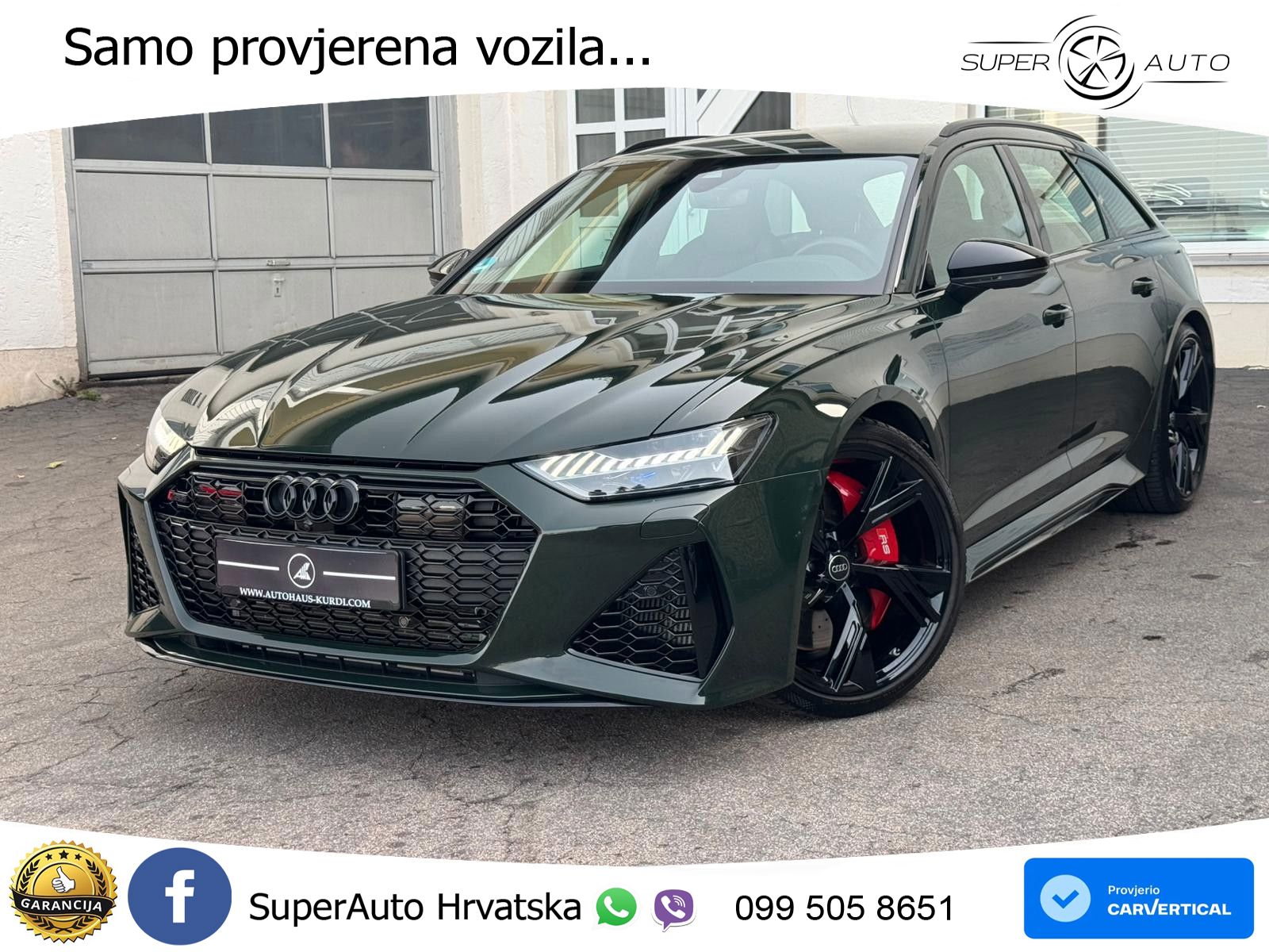 Audi RS6 Avant 4.0 TFSI V8 (600 KS) quattro Tiptronic