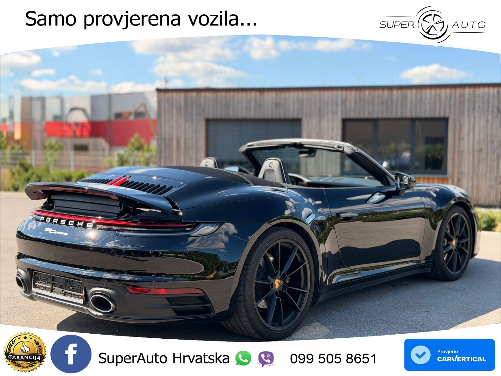 Porsche 911 Carrera Cabriolet 3.0 (385 KS) PDK ZRAČNI+ACC+GR SJED+KAM