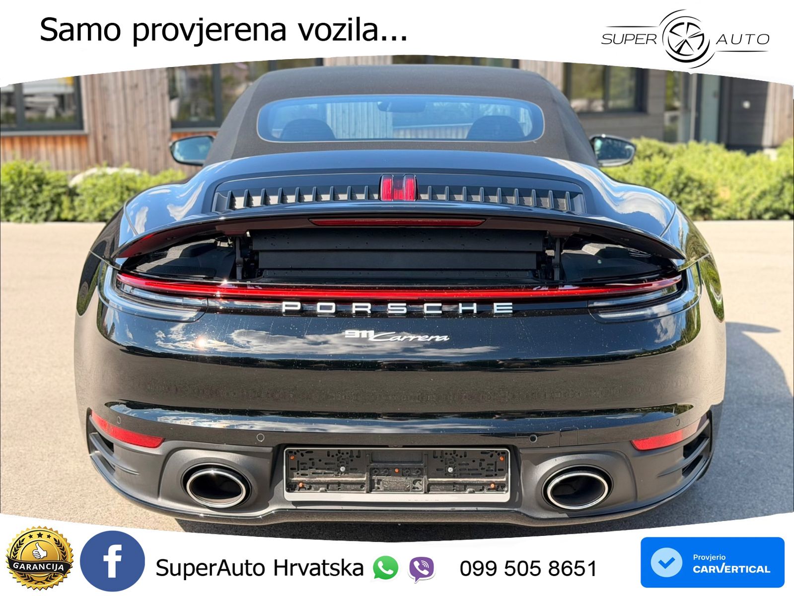 Porsche 911 Carrera Cabriolet 3.0 (385 KS) PDK ZRAČNI+ACC+GR SJED+KAM
