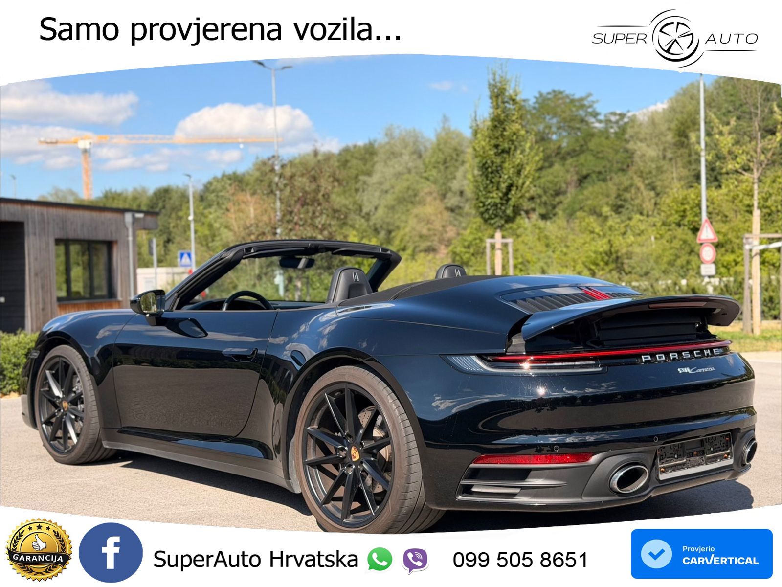 Porsche 911 Carrera Cabriolet 3.0 (385 KS) PDK ZRAČNI+ACC+GR SJED+KAM