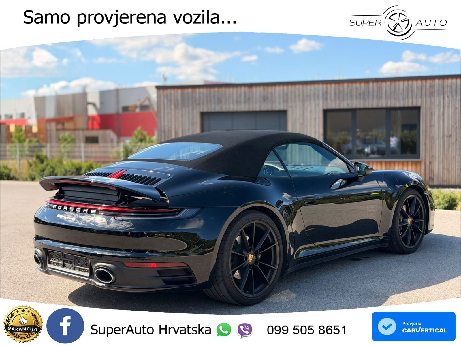 Porsche 911 Carrera Cabriolet 3.0 (385 KS) PDK ZRAČNI+ACC+GR SJED+KAM