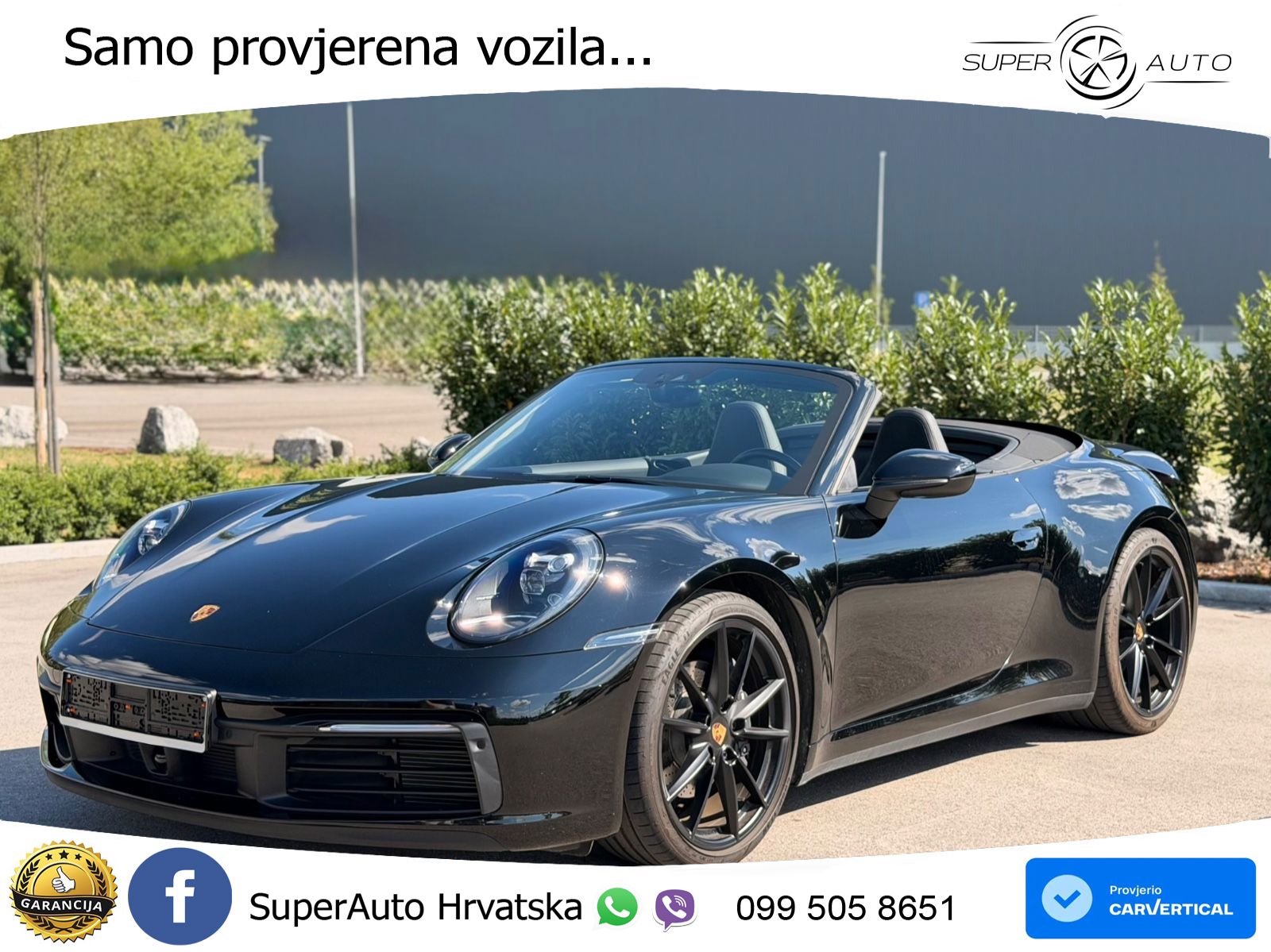 Porsche 911 Carrera Cabriolet 3.0 (385 KS) PDK ZRAČNI+ACC+GR SJED+KAM