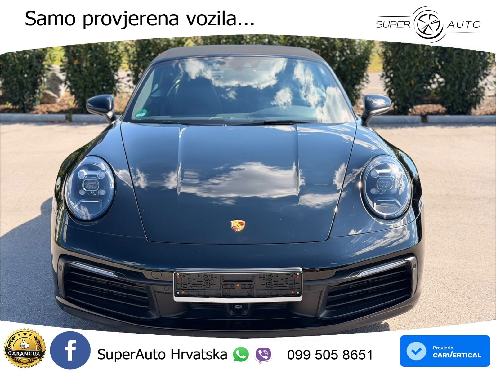 Porsche 911 Carrera Cabriolet 3.0 (385 KS) PDK ZRAČNI+ACC+GR SJED+KAM
