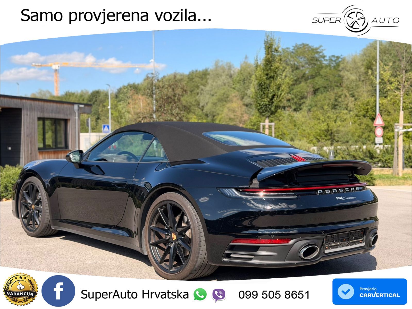 Porsche 911 Carrera Cabriolet 3.0 (385 KS) PDK ZRAČNI+ACC+GR SJED+KAM