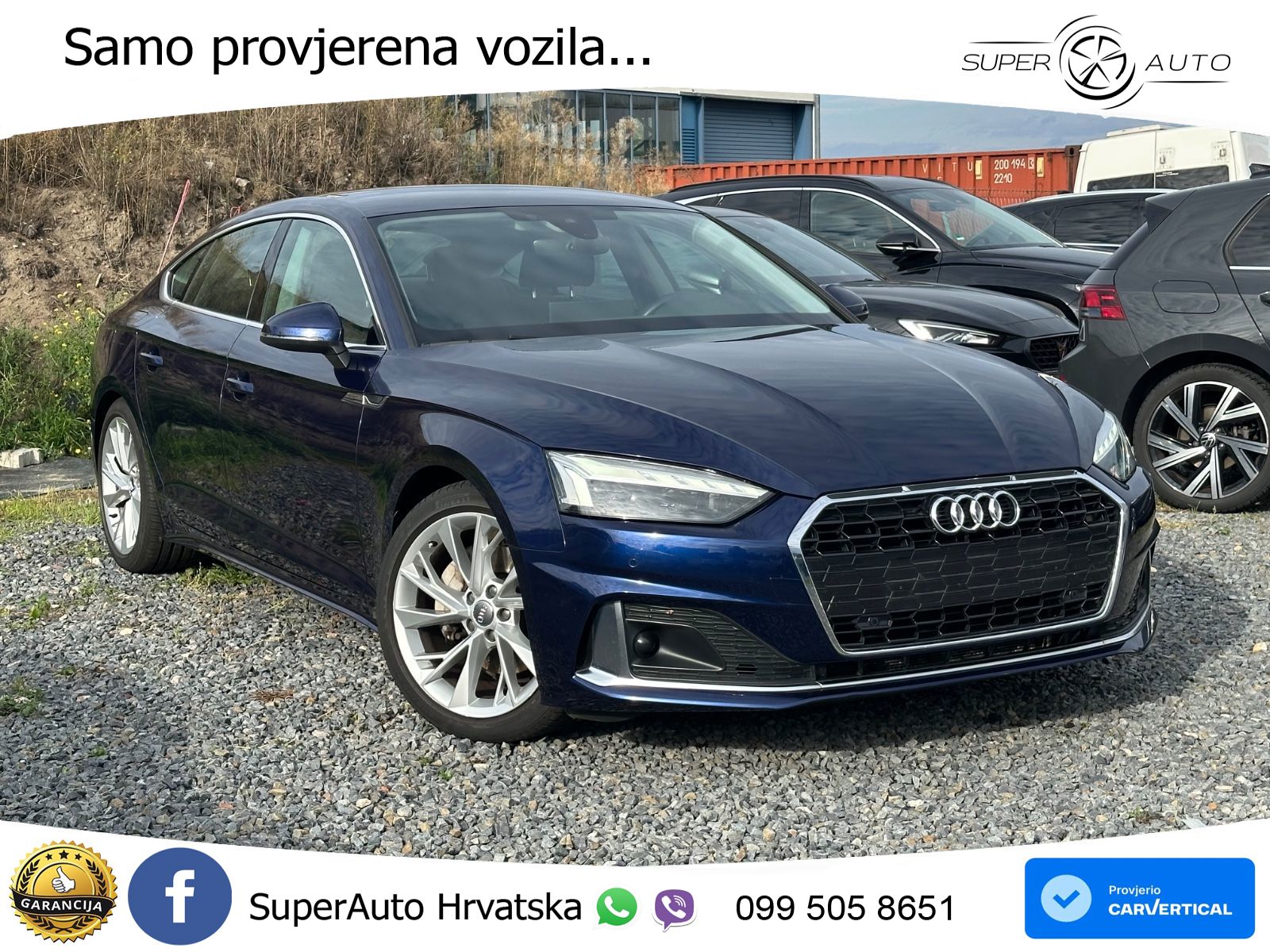 Audi A5 Sportback 40 TDI (190 KS) S tronic LED+GR SJED+ACC