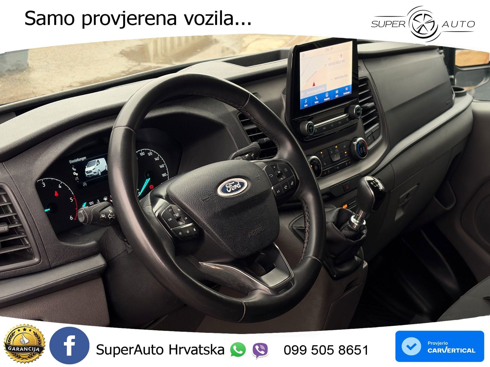 Ford Transit Custom 300 L2 H1 Trend Navi Kamera Temp. 105 KS