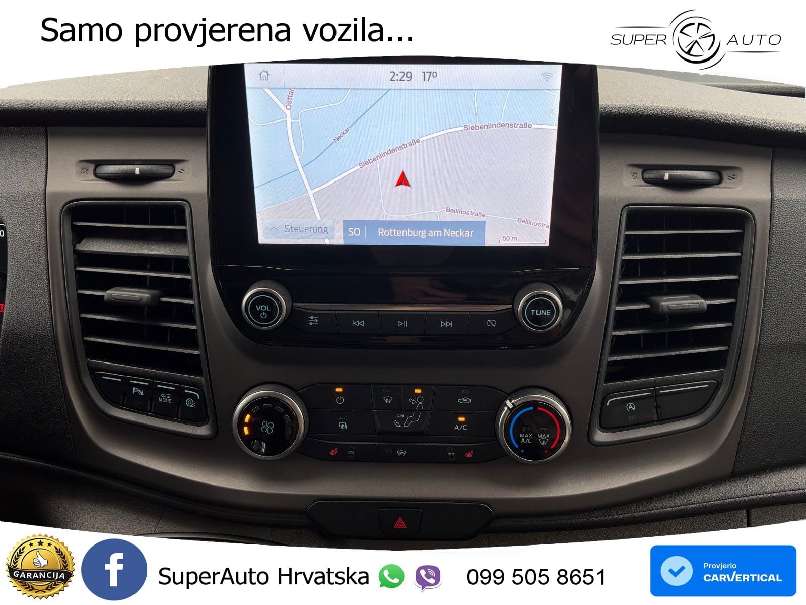 Ford Transit Custom 300 L2 H1 Trend Navi Kamera Temp. 105 KS