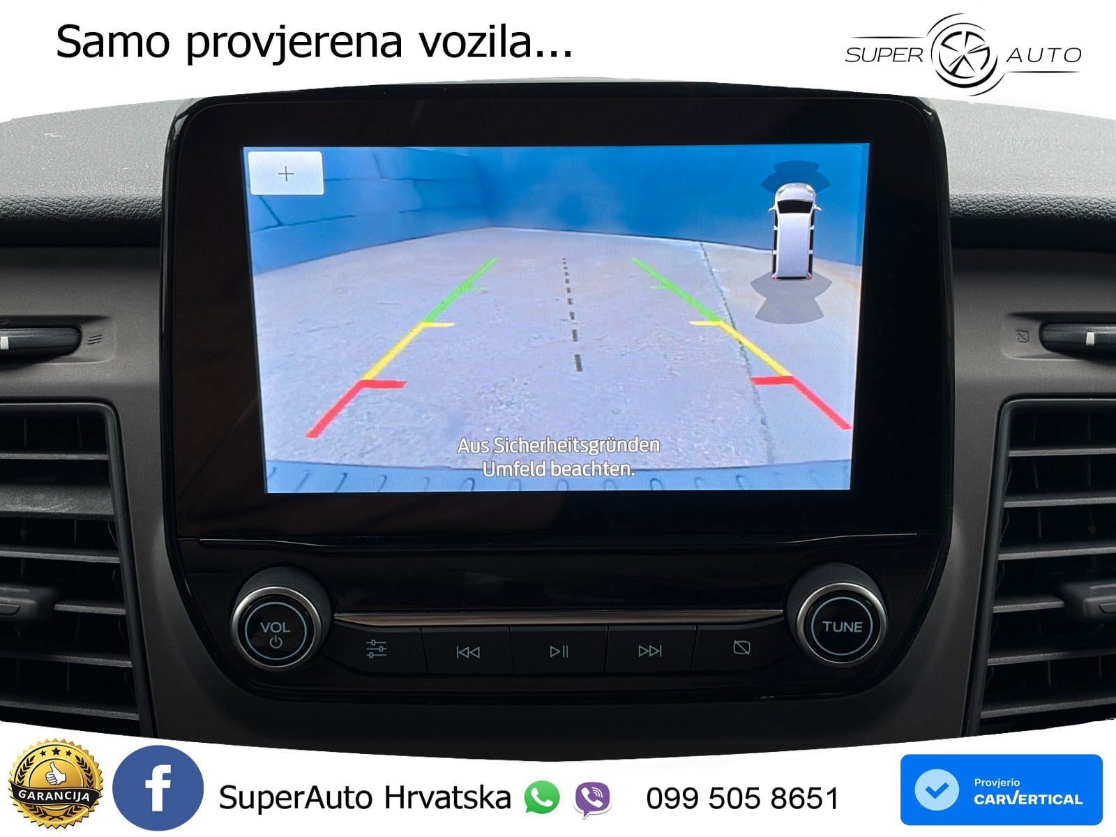 Ford Transit Custom 300 L2 H1 Trend Navi Kamera Temp. 105 KS