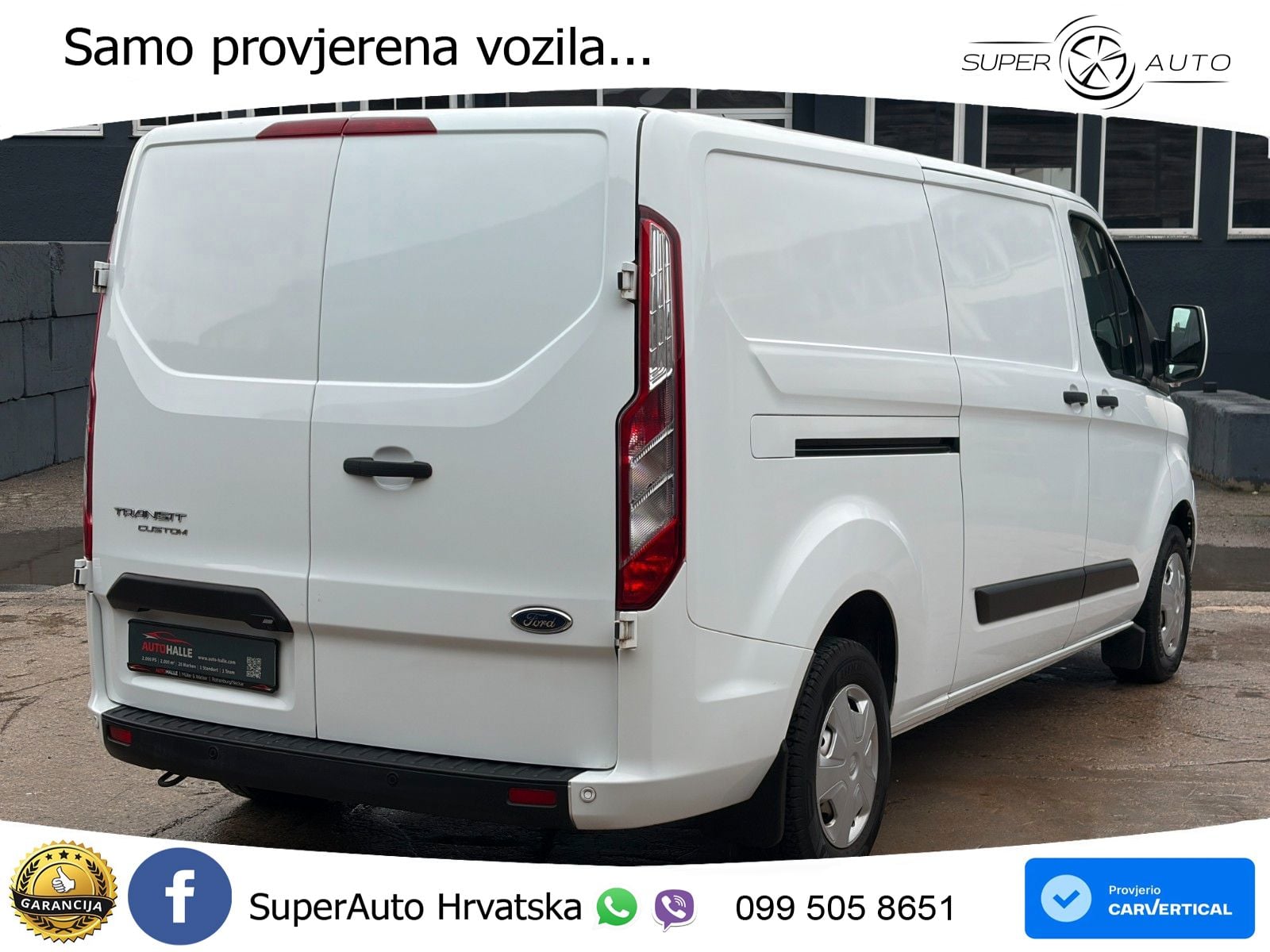 Ford Transit Custom 300 L2 H1 Trend Navi Kamera Temp. 105 KS