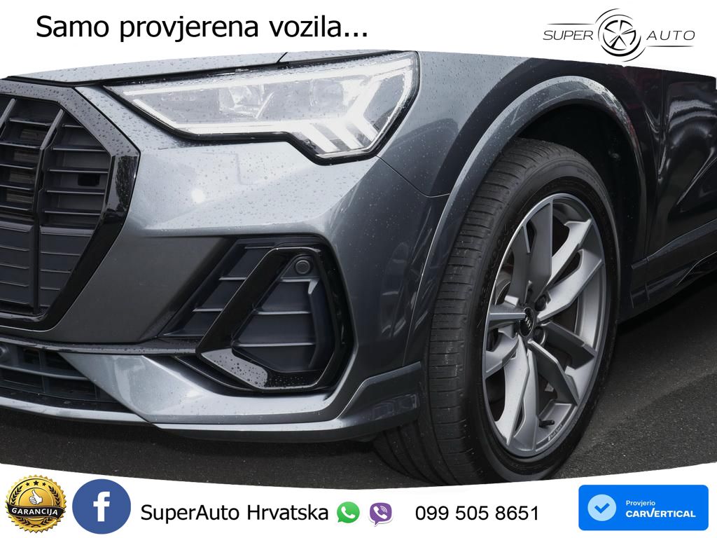 Audi Q3 40 TDI (200 KS) quattro S tronic 2x S line LED+GR SJED+ACC