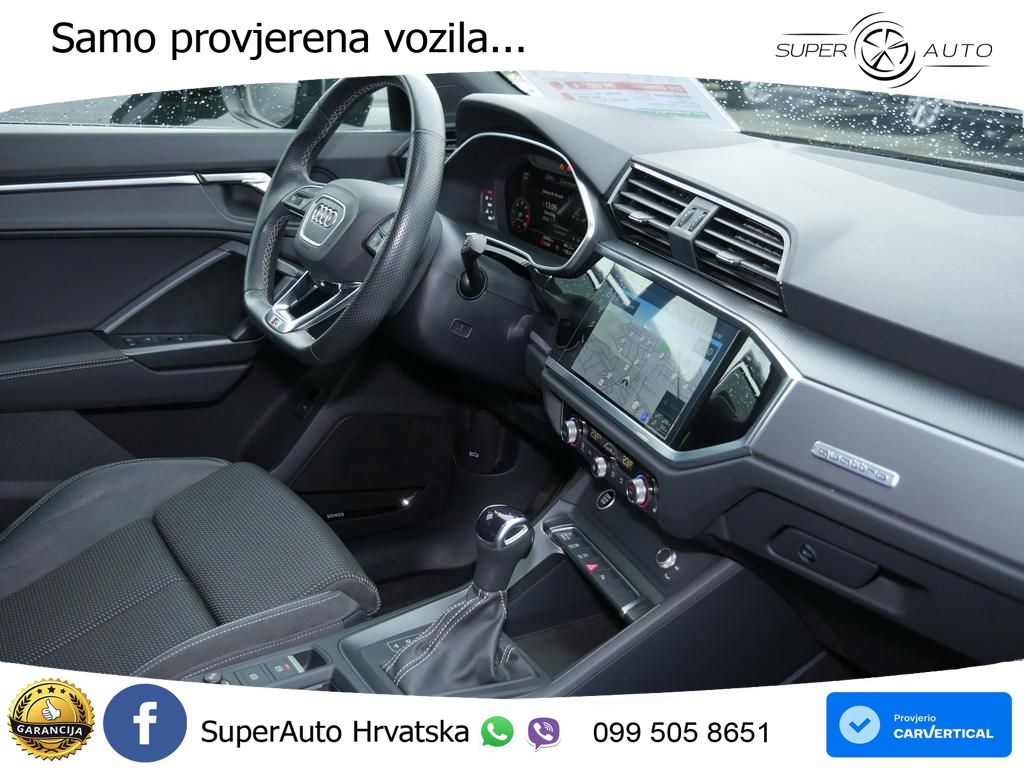 Audi Q3 40 TDI (200 KS) quattro S tronic 2x S line LED+GR SJED+ACC