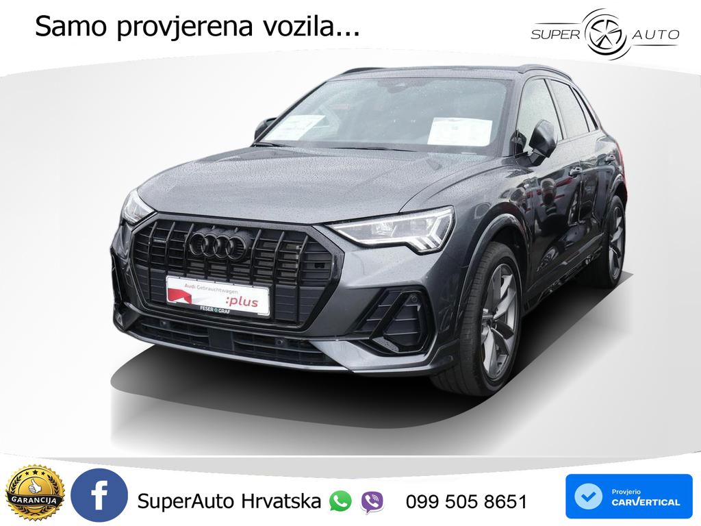 Audi Q3 40 TDI (200 KS) quattro S tronic 2x S line LED+GR SJED+ACC