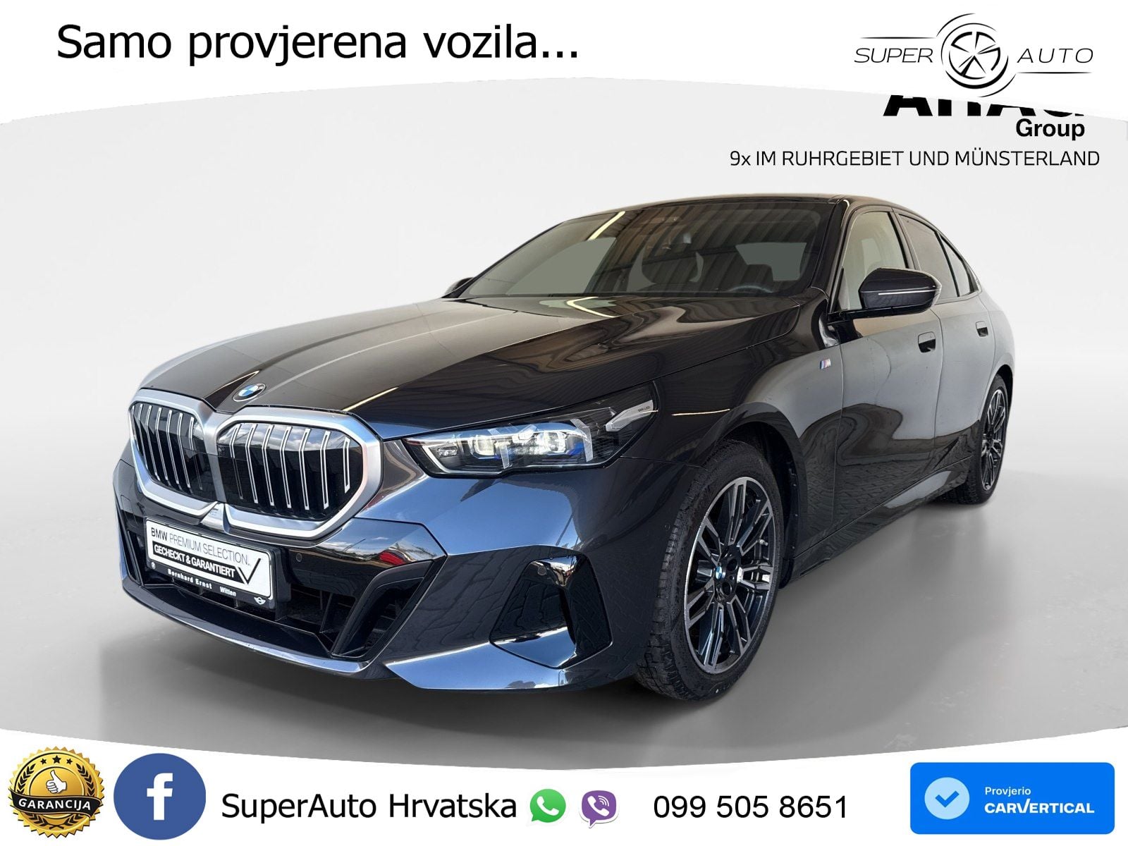 BMW 520i (208 KS) Steptronic M Sport ACC+HEAD+4xGR SJED+360+PANO