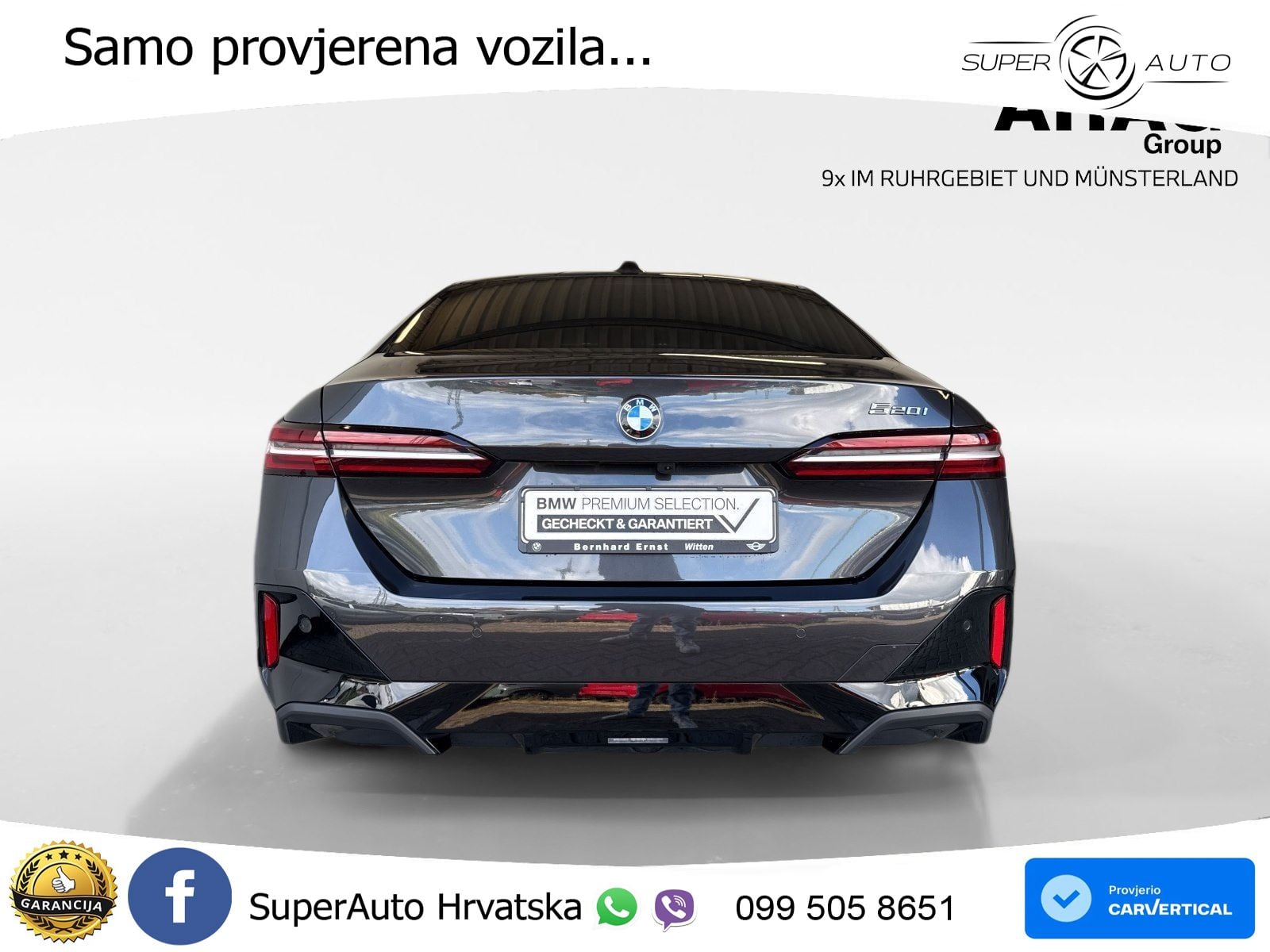 BMW 520i (208 KS) Steptronic M Sport ACC+HEAD+4xGR SJED+360+PANO