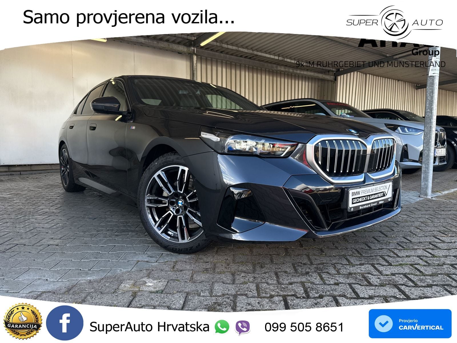 BMW 520i (208 KS) Steptronic M Sport ACC+HEAD+4xGR SJED+360+PANO