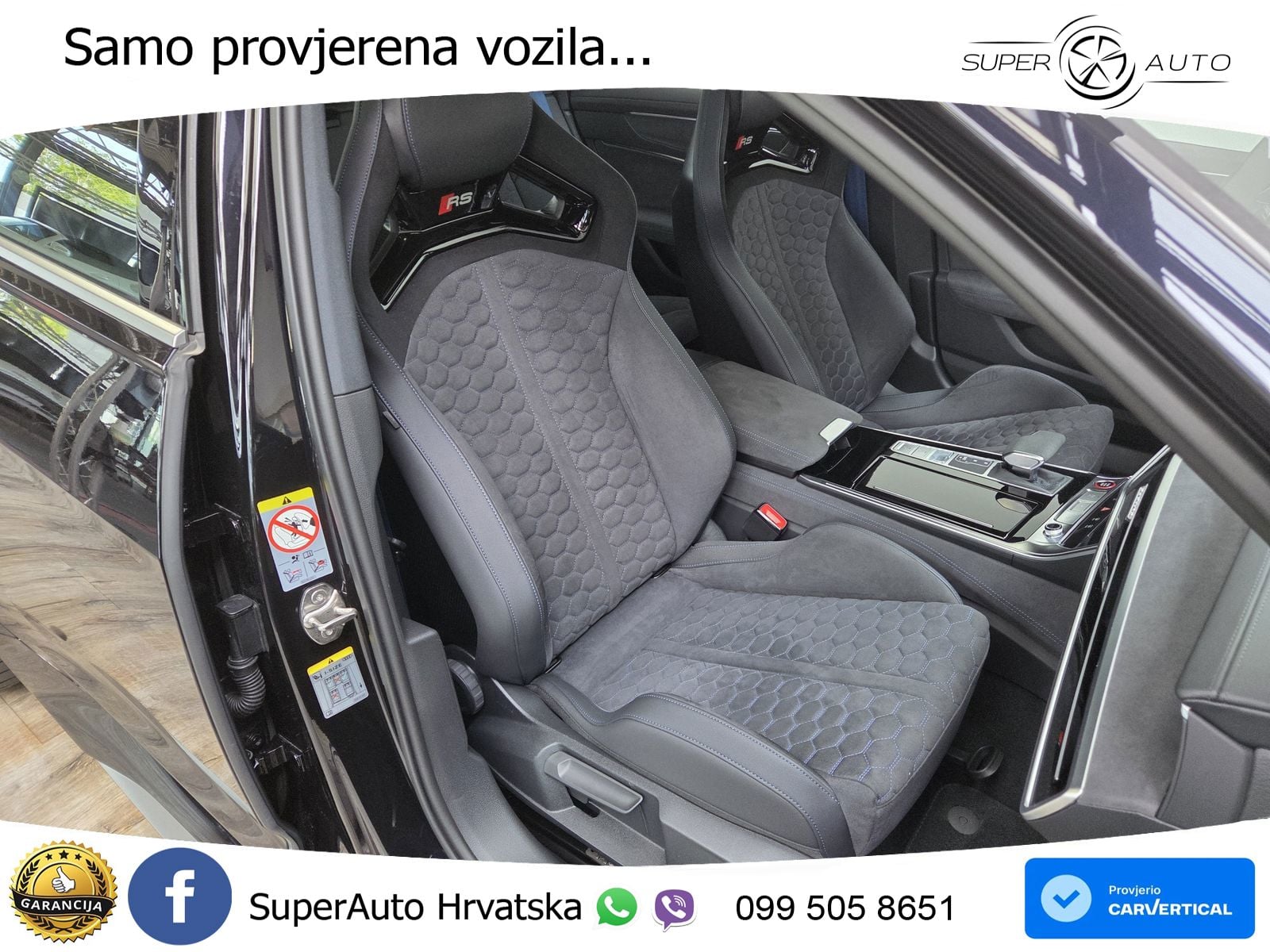 Audi RS6 Avant 4.0 TFSI V8 performance (630 KS)  quattro tiptronic ZRAČNI+ACC+GR SJED+KAM+PANO