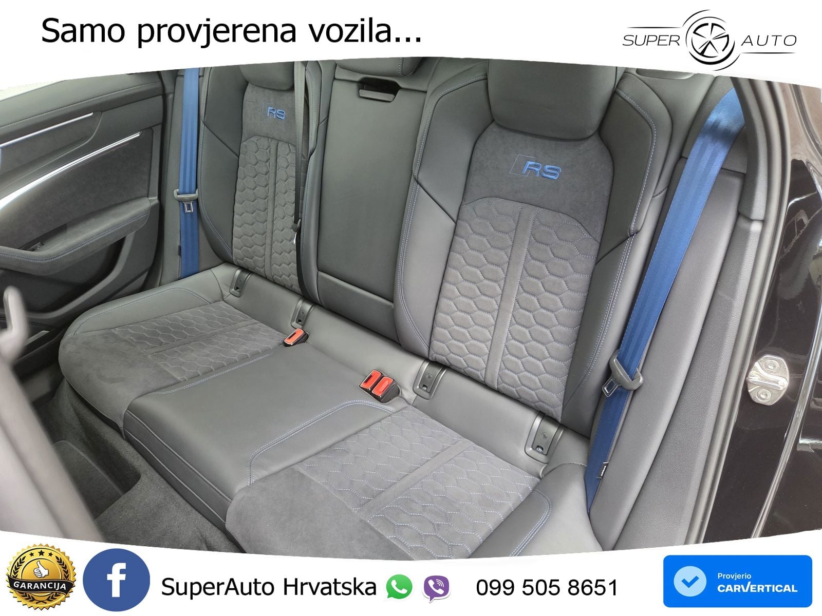 Audi RS6 Avant 4.0 TFSI V8 performance (630 KS)  quattro tiptronic ZRAČNI+ACC+GR SJED+KAM+PANO