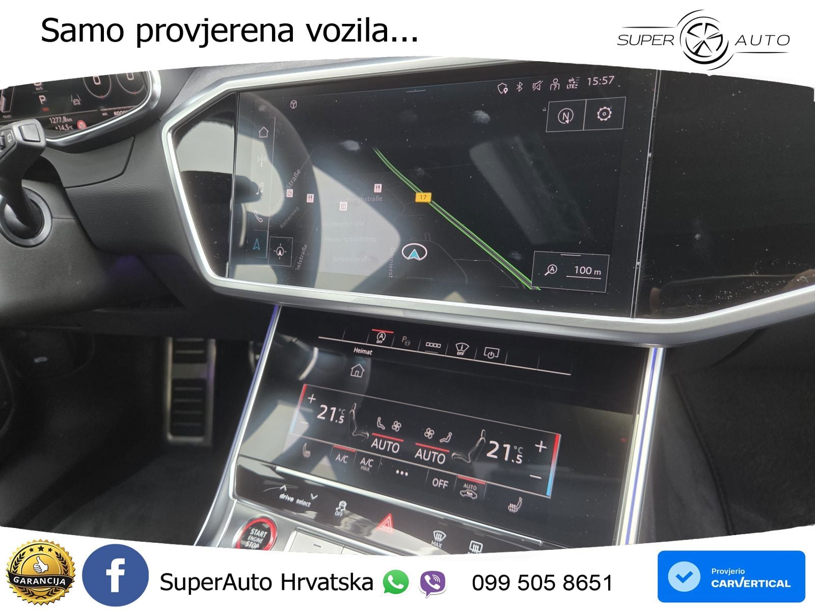 Audi RS6 Avant 4.0 TFSI V8 performance (630 KS)  quattro tiptronic ZRAČNI+ACC+GR SJED+KAM+PANO