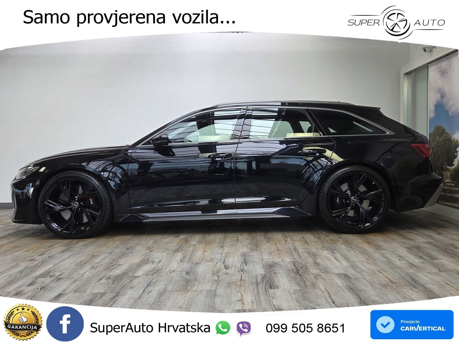 Audi RS6 Avant 4.0 TFSI V8 performance (630 KS)  quattro tiptronic ZRAČNI+ACC+GR SJED+KAM+PANO