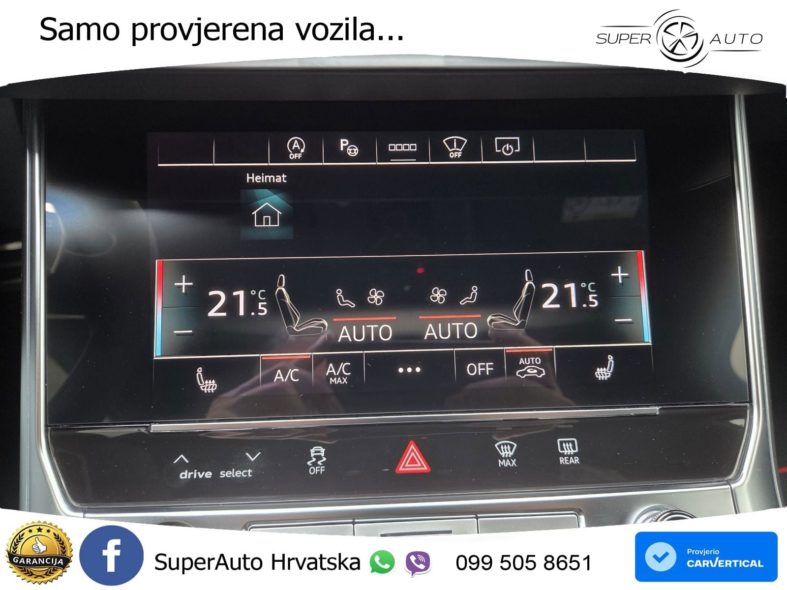 Audi RS6 Avant 4.0 TFSI V8 performance (630 KS)  quattro tiptronic ZRAČNI+ACC+GR SJED+KAM+PANO