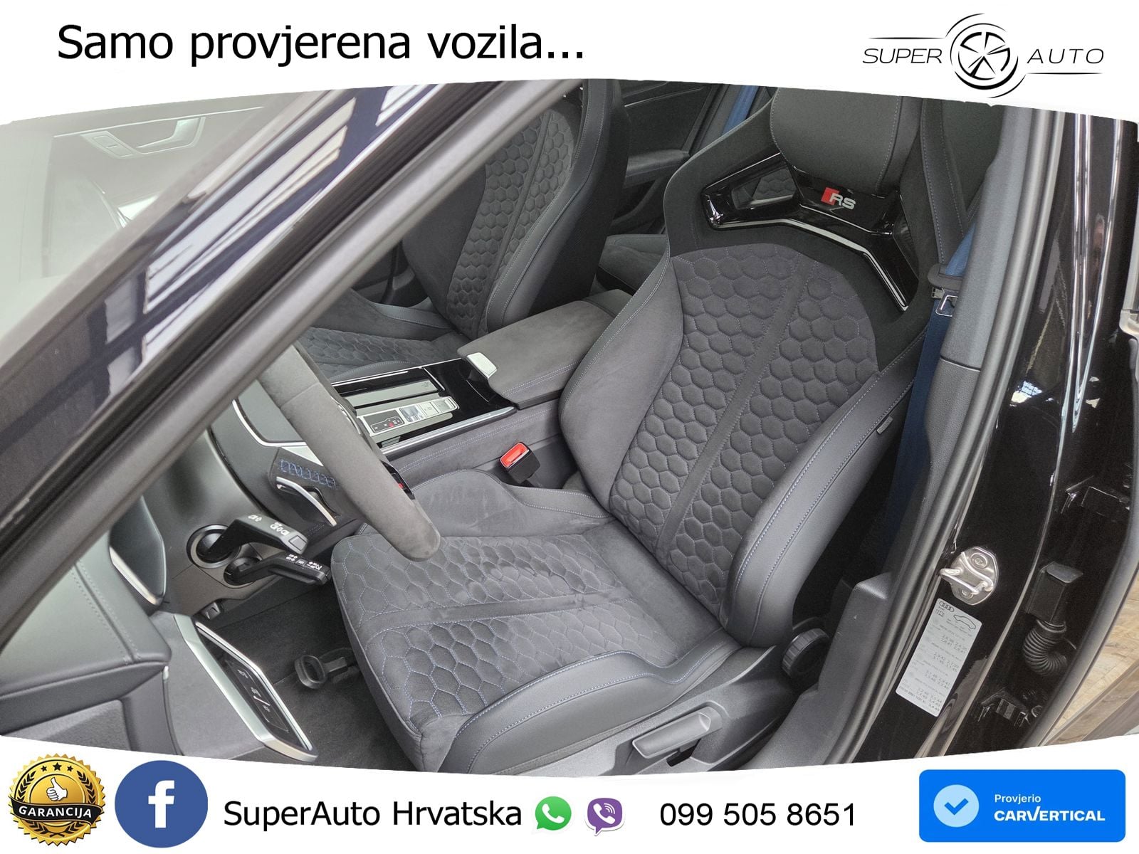 Audi RS6 Avant 4.0 TFSI V8 performance (630 KS)  quattro tiptronic ZRAČNI+ACC+GR SJED+KAM+PANO