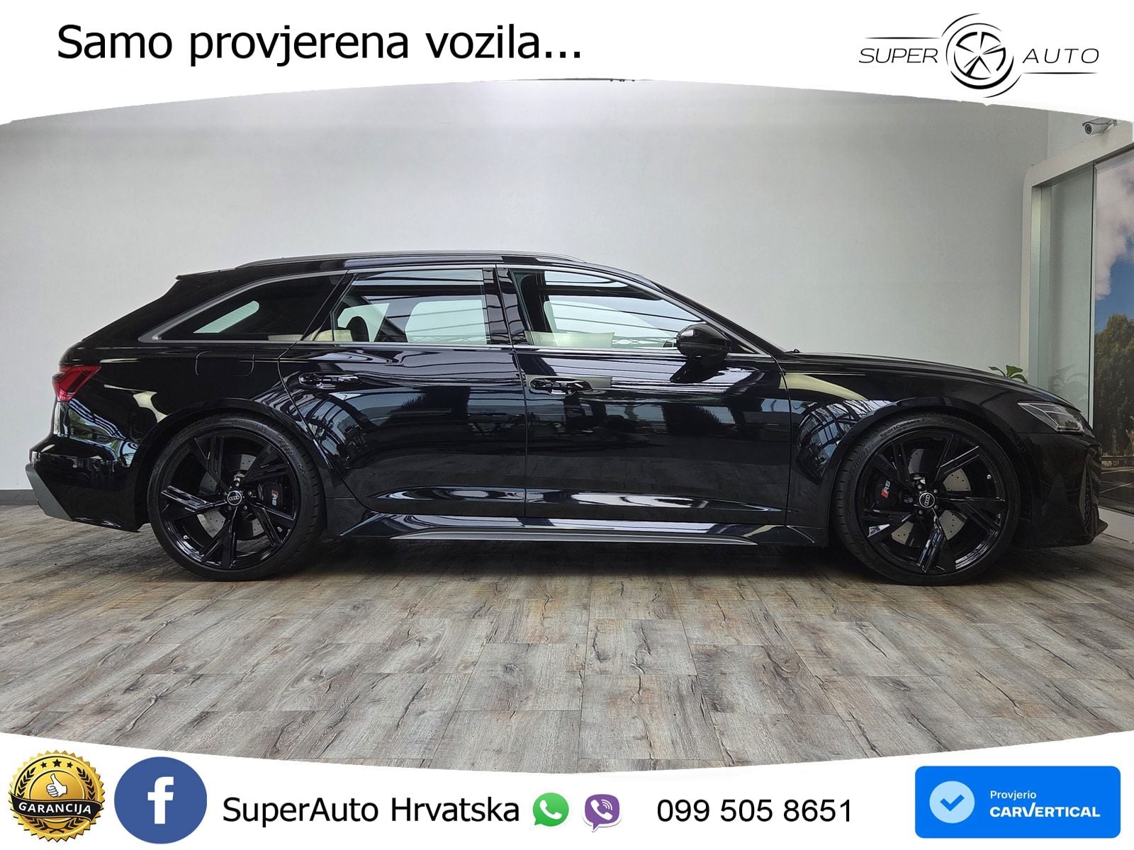 Audi RS6 Avant 4.0 TFSI V8 performance (630 KS)  quattro tiptronic ZRAČNI+ACC+GR SJED+KAM+PANO