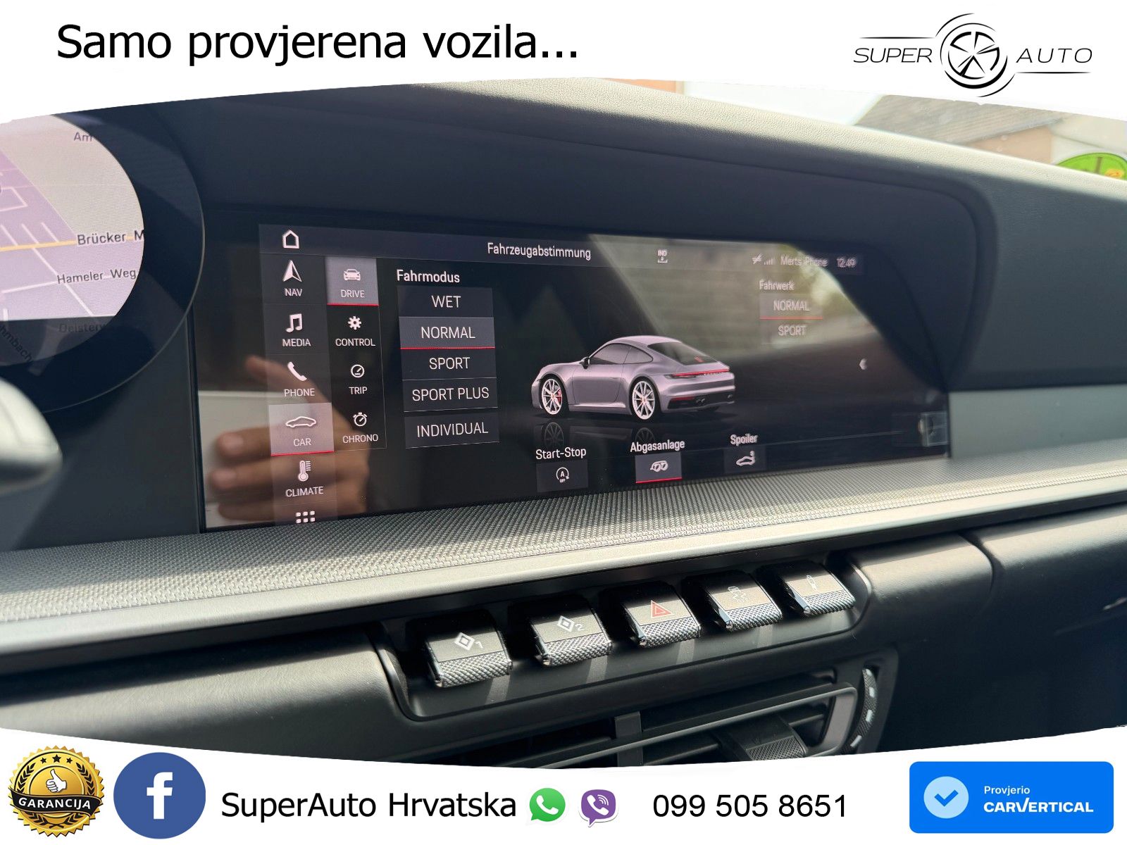 Porsche 911 Carrera S 3.0 (450 KS) PDK ZRAČNI+ACC+GR SJED+KAM+PANO