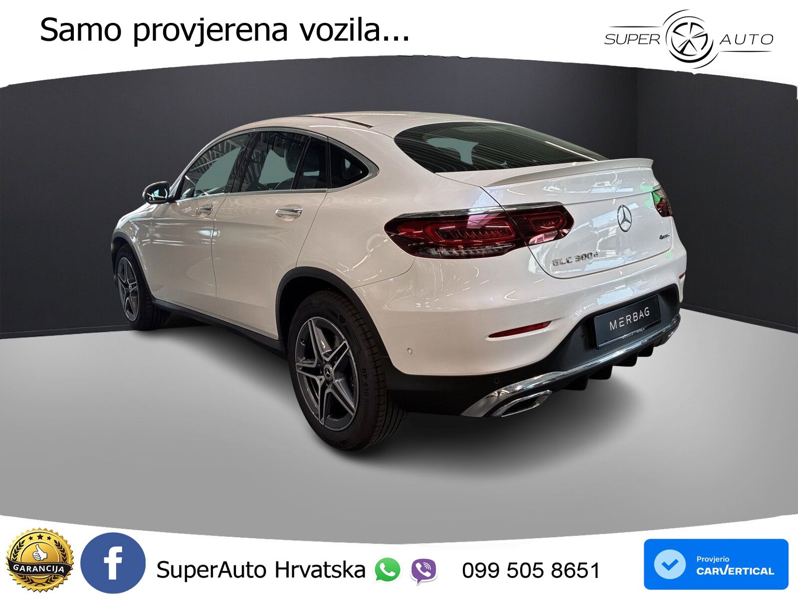 Mercedes GLC Coupe 300d (245 KS) 4MATIC G-TRONIC AMG LED+GR SJED+ACC