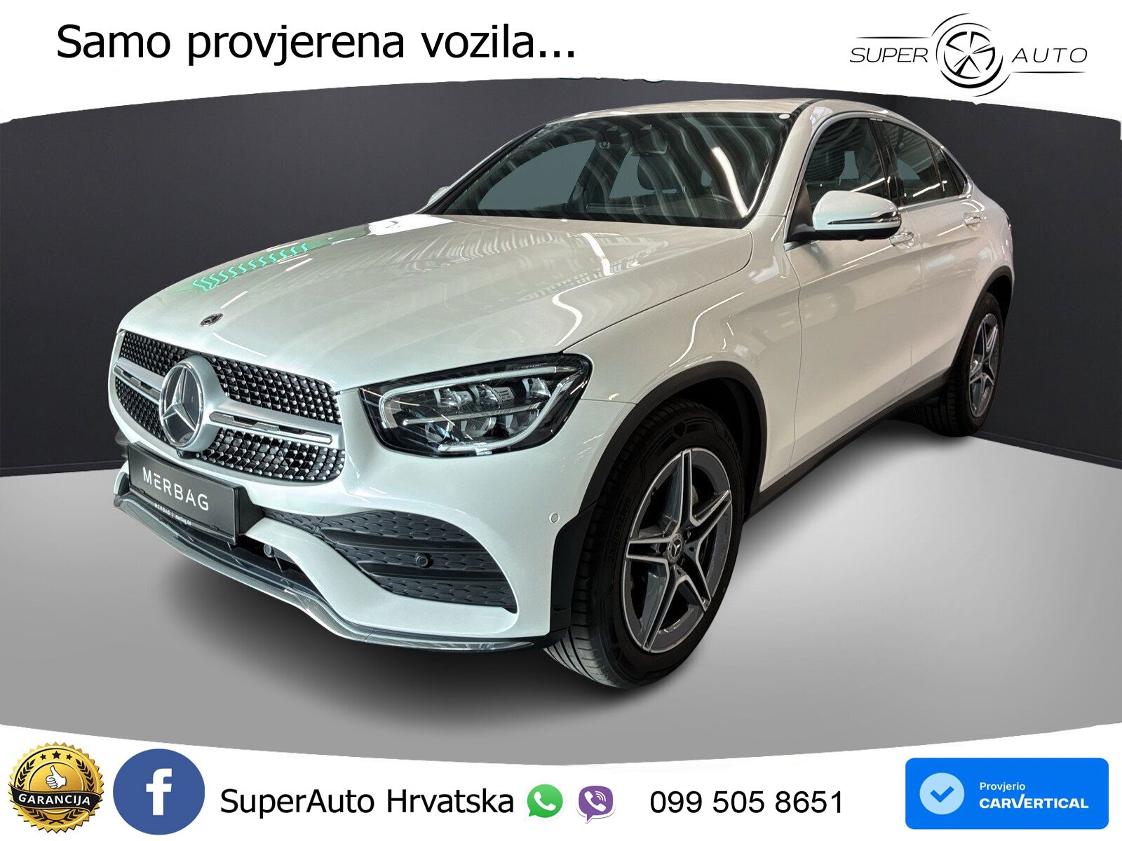 Mercedes GLC Coupe 300d (245 KS) 4MATIC G-TRONIC AMG LED+GR SJED+ACC