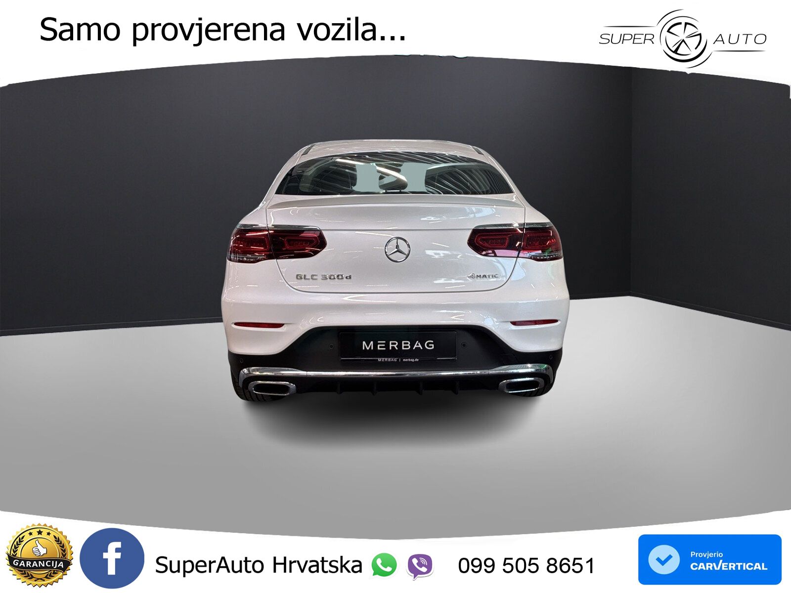 Mercedes GLC Coupe 300d (245 KS) 4MATIC G-TRONIC AMG LED+GR SJED+ACC