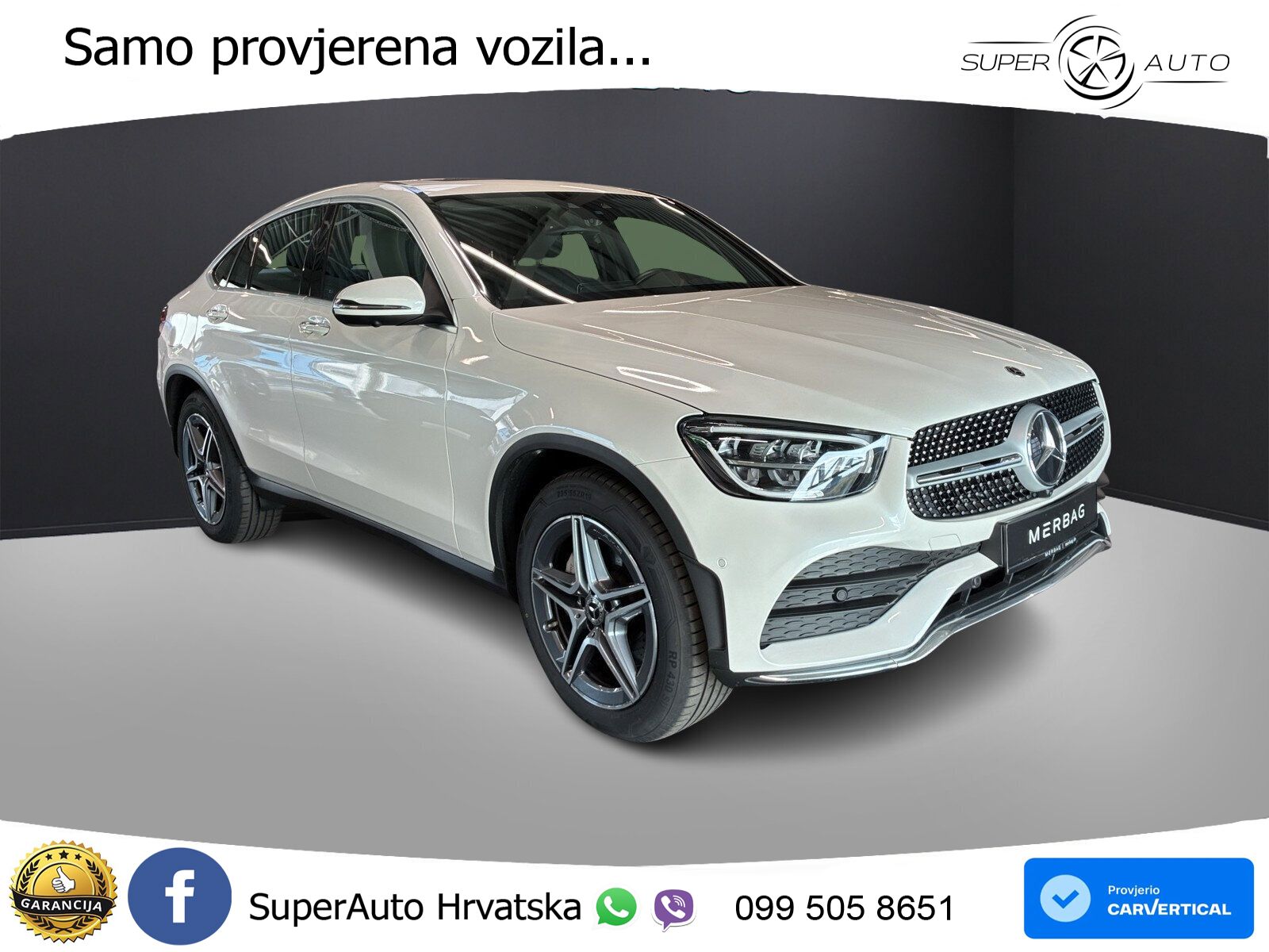 Mercedes GLC Coupe 300d (245 KS) 4MATIC G-TRONIC AMG LED+GR SJED+ACC