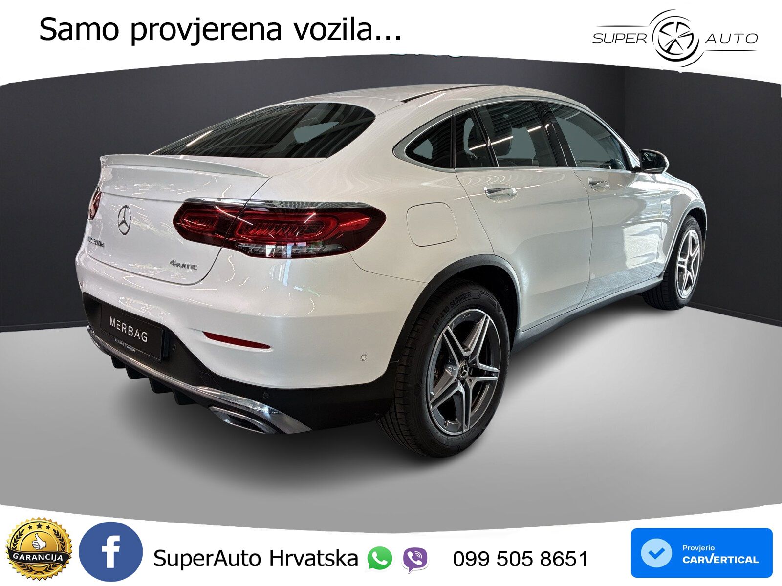 Mercedes GLC Coupe 300d (245 KS) 4MATIC G-TRONIC AMG LED+GR SJED+ACC