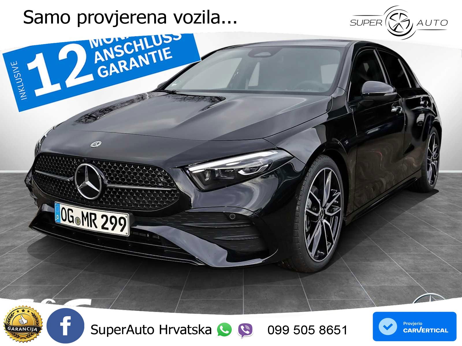 Mercedes-Benz A 200 7G-DCT AMG LED+GR SJED+ACC