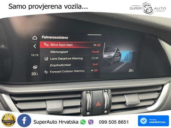 Alfa Romeo Giulia 2.0 Turbo (200 KS) Automatic LED+ACC