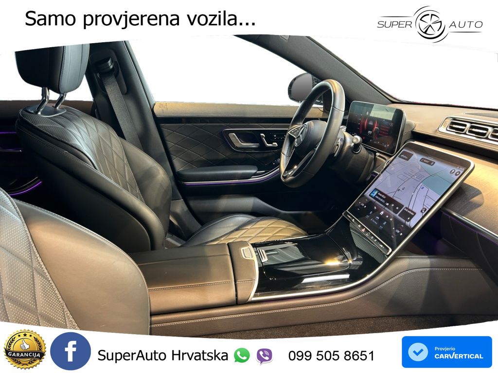 Mercedes S 350d (313 KS) EQ Boost 4MATIC 9G-TRONIC ZRAČNI+ACC+4xGR SJED+KAM