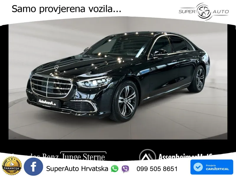 Mercedes S 350d (313 KS) EQ Boost 4MATIC 9G-TRONIC ZRAČNI+ACC+4xGR SJED+KAM