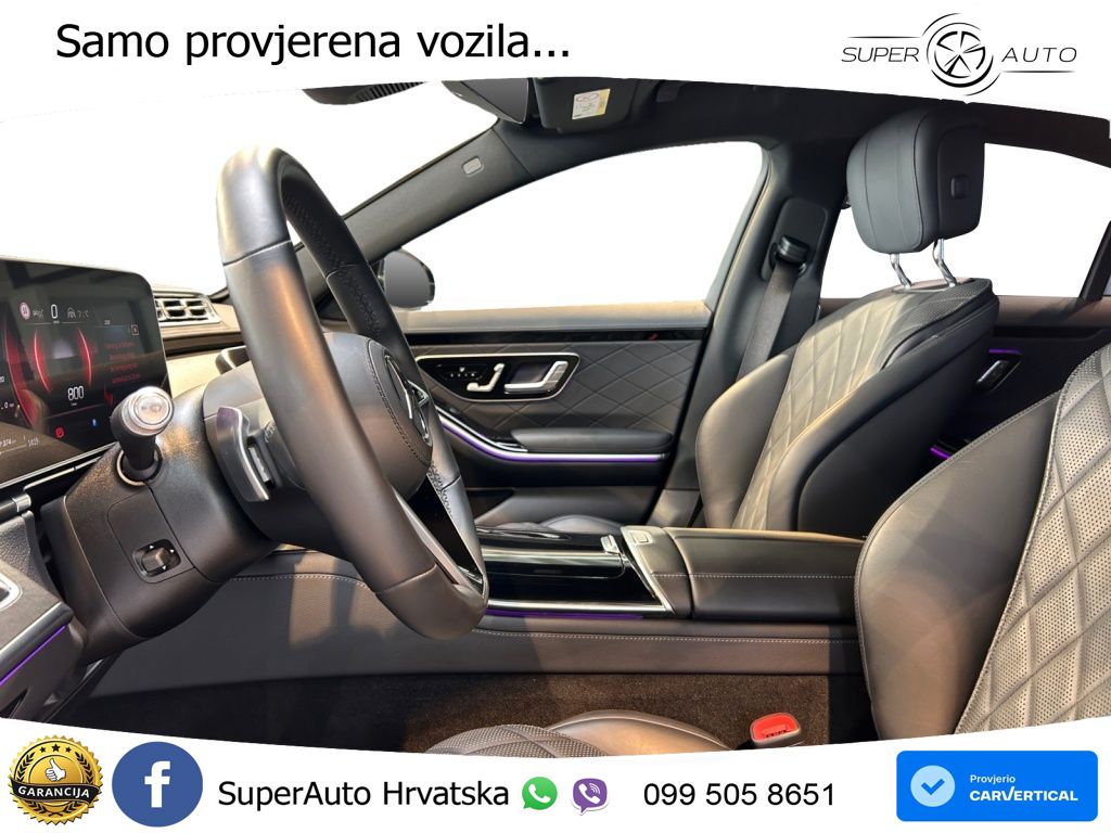 Mercedes S 350d (313 KS) EQ Boost 4MATIC 9G-TRONIC ZRAČNI+ACC+4xGR SJED+KAM