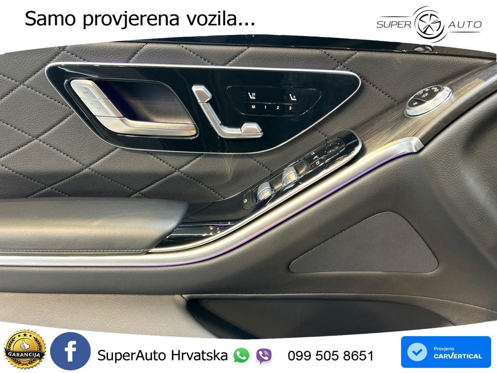 Mercedes S 350d (313 KS) EQ Boost 4MATIC 9G-TRONIC ZRAČNI+ACC+4xGR SJED+KAM
