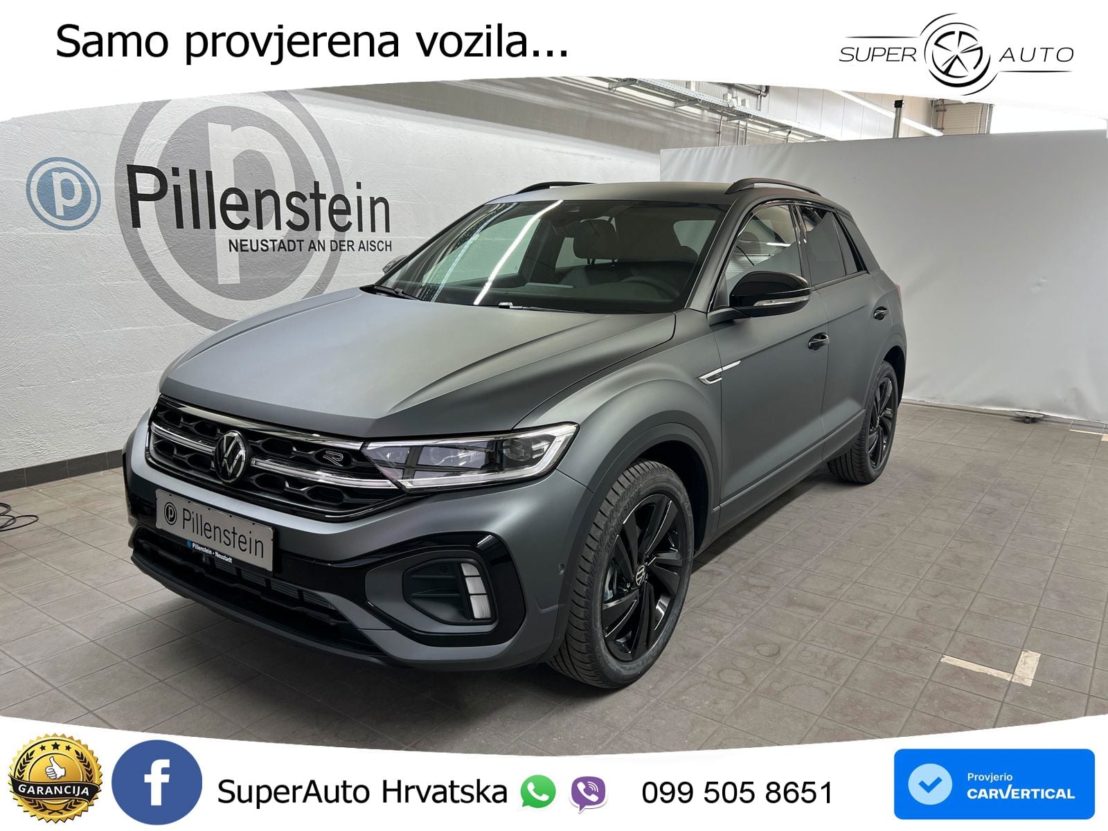 Volkswagen T-Roc 1.5 TSI (150 KS) DSG R-Line MATRIX+GR SJED+KAM