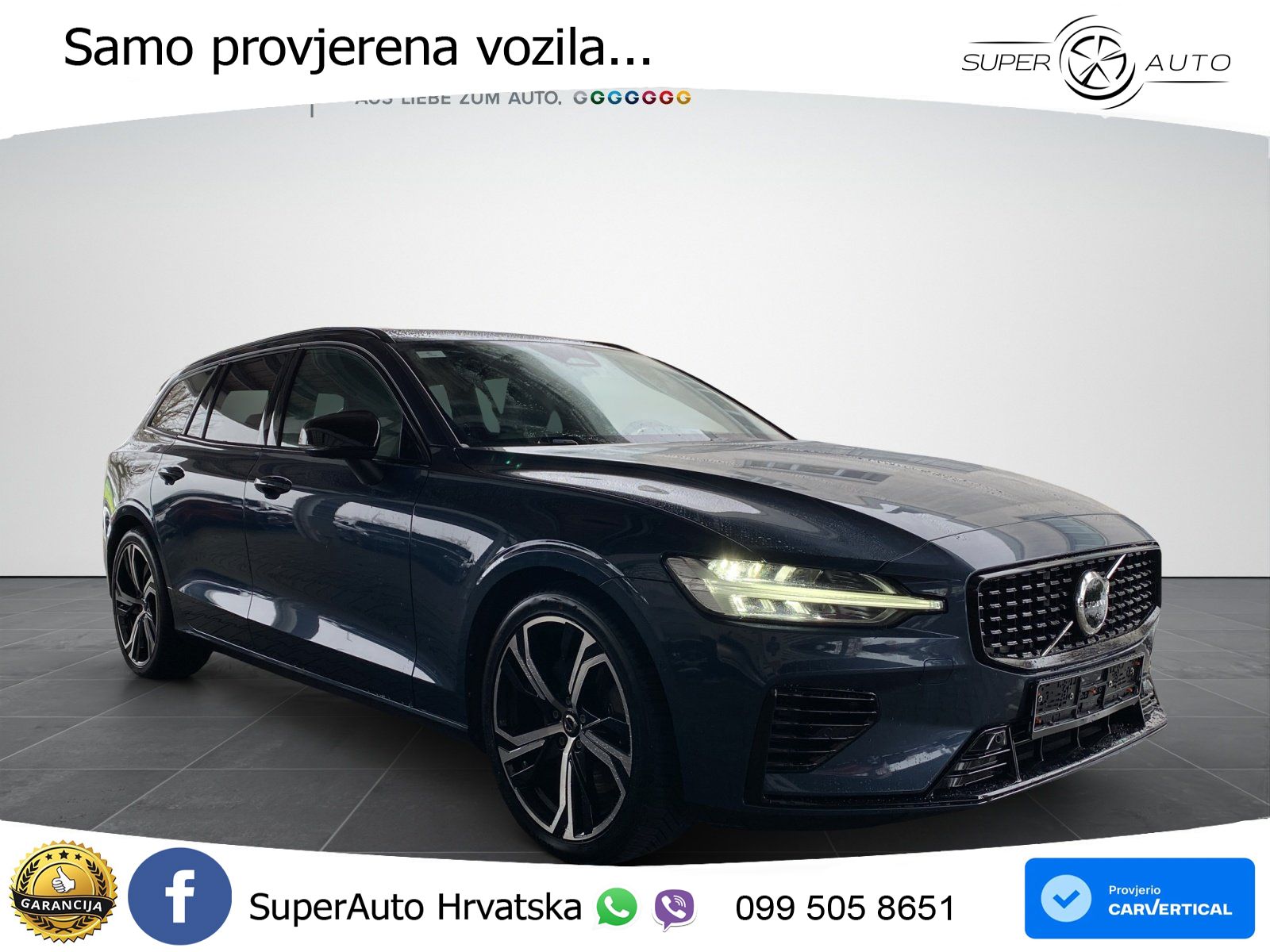 Volvo V60 2.0 T8 AWD Geartronic LED+GR SJED+ACC