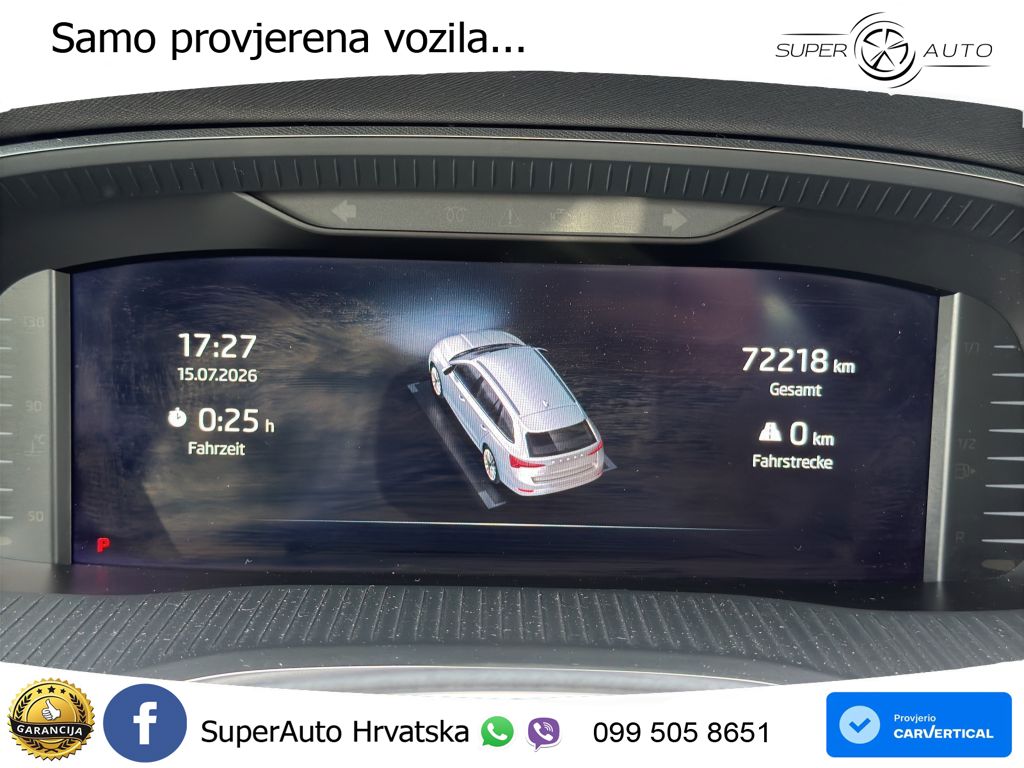 Škoda Octavia Combi 2.0 TDI (150 KS) DSG