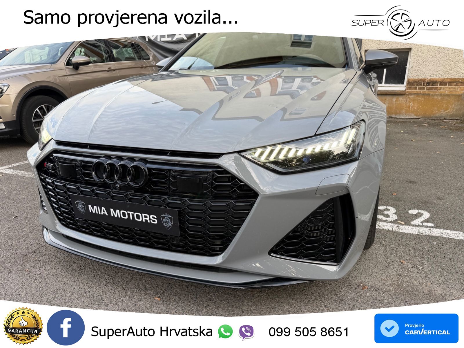 Audi RS6 Avant 4.0 TFSI V8 performance (630 KS)  quattro tiptronic LED+GR SJED+ACC