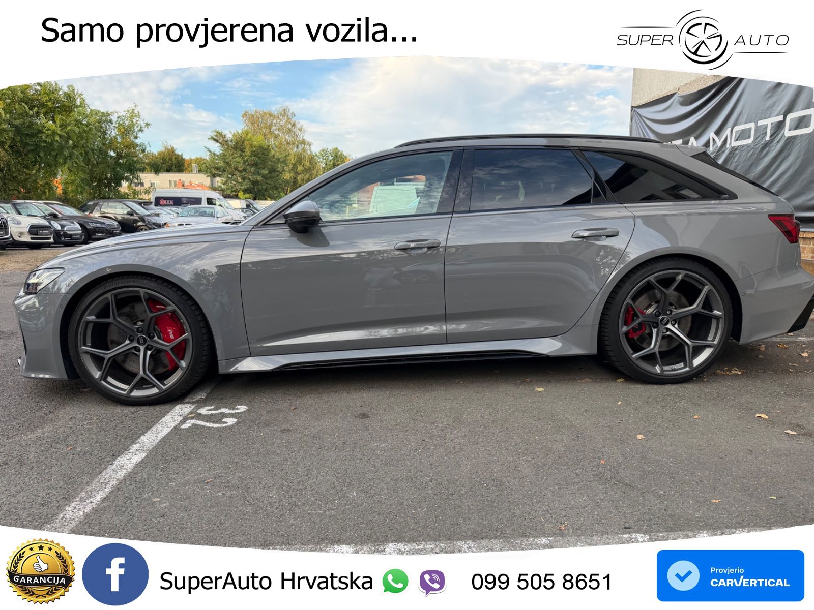 Audi RS6 Avant 4.0 TFSI V8 performance (630 KS)  quattro tiptronic LED+GR SJED+ACC