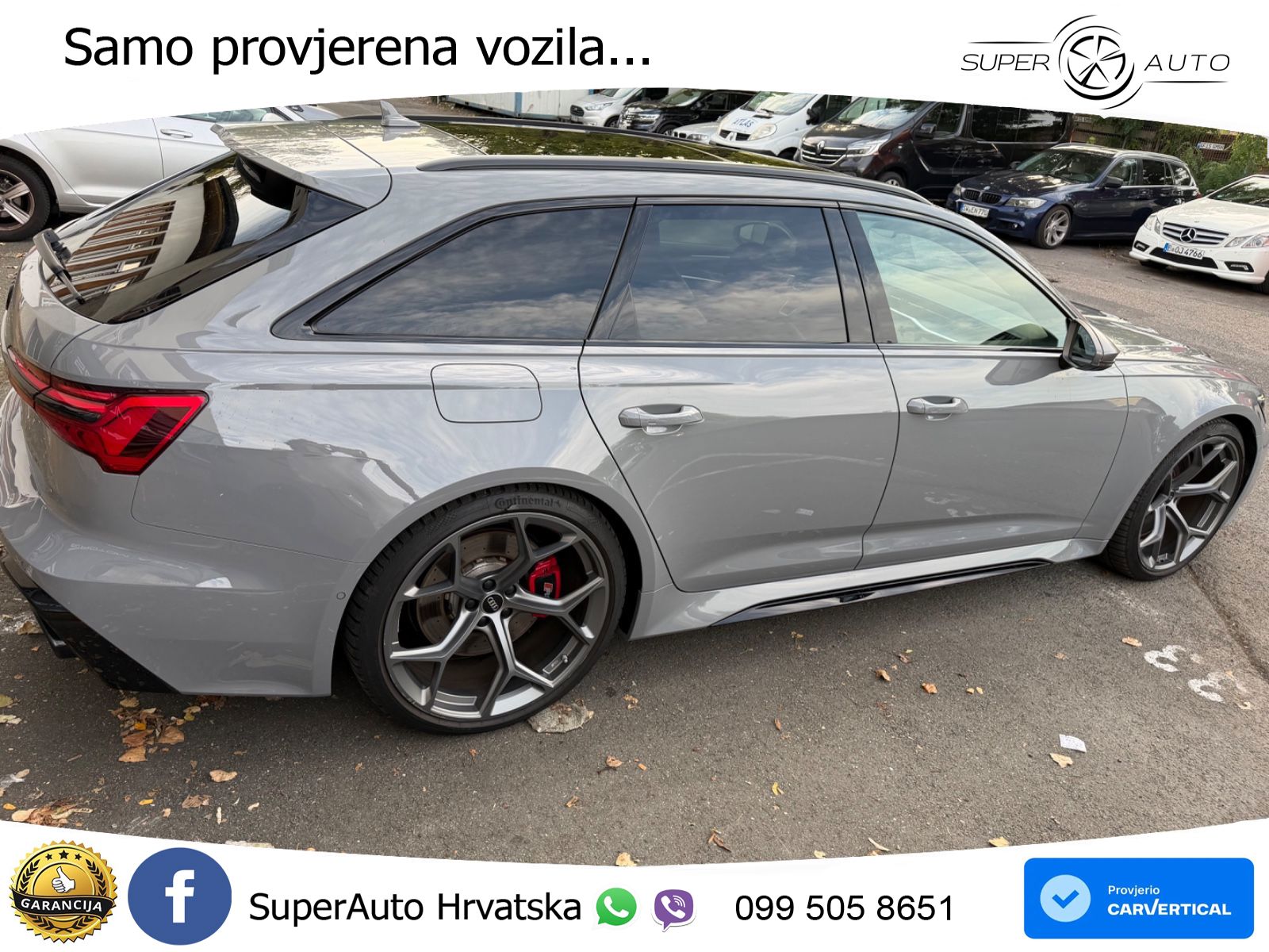 Audi RS6 Avant 4.0 TFSI V8 performance (630 KS)  quattro tiptronic LED+GR SJED+ACC