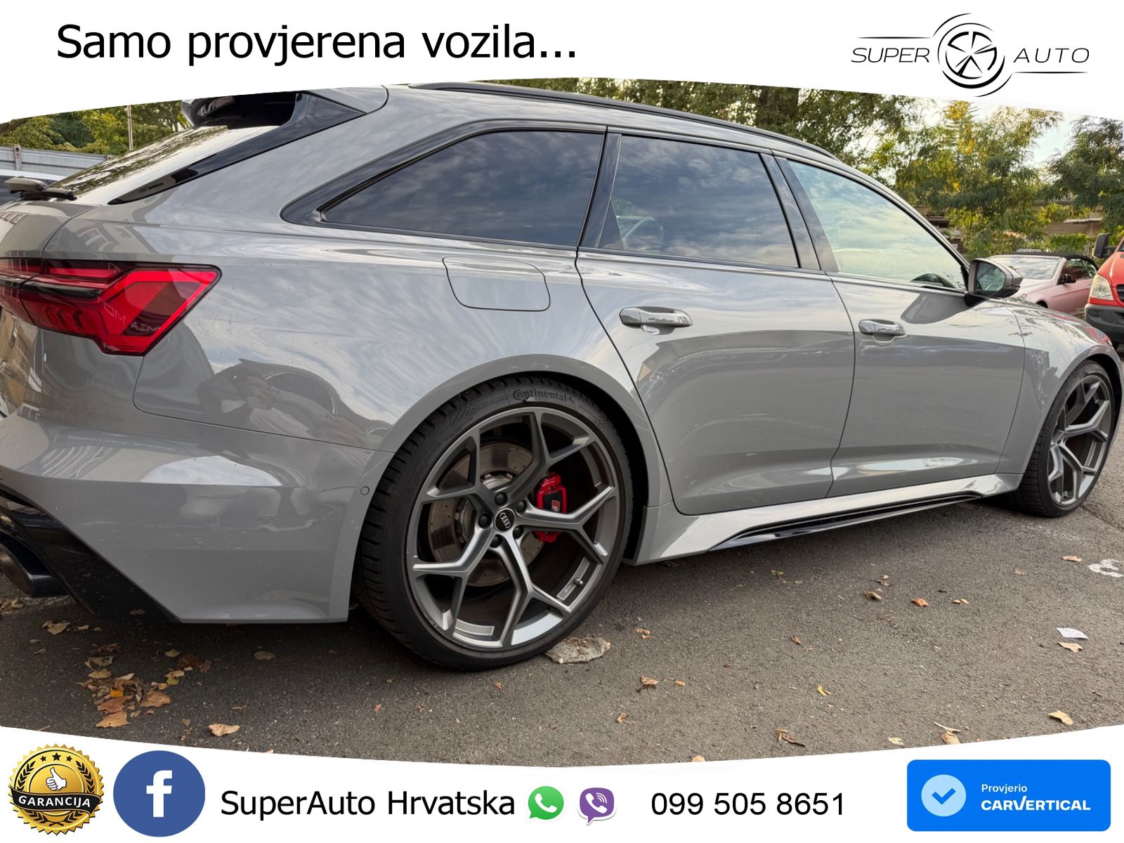 Audi RS6 Avant 4.0 TFSI V8 performance (630 KS)  quattro tiptronic LED+GR SJED+ACC