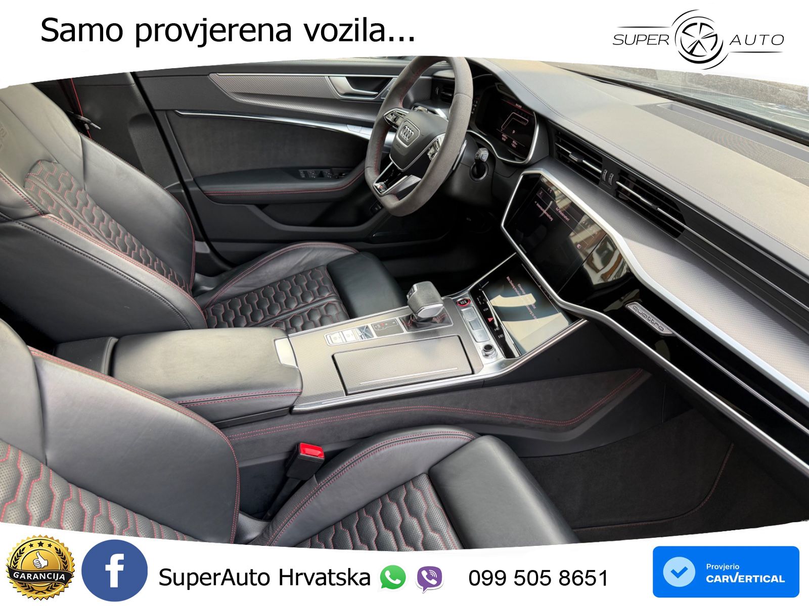 Audi RS6 Avant 4.0 TFSI V8 performance (630 KS)  quattro tiptronic LED+GR SJED+ACC