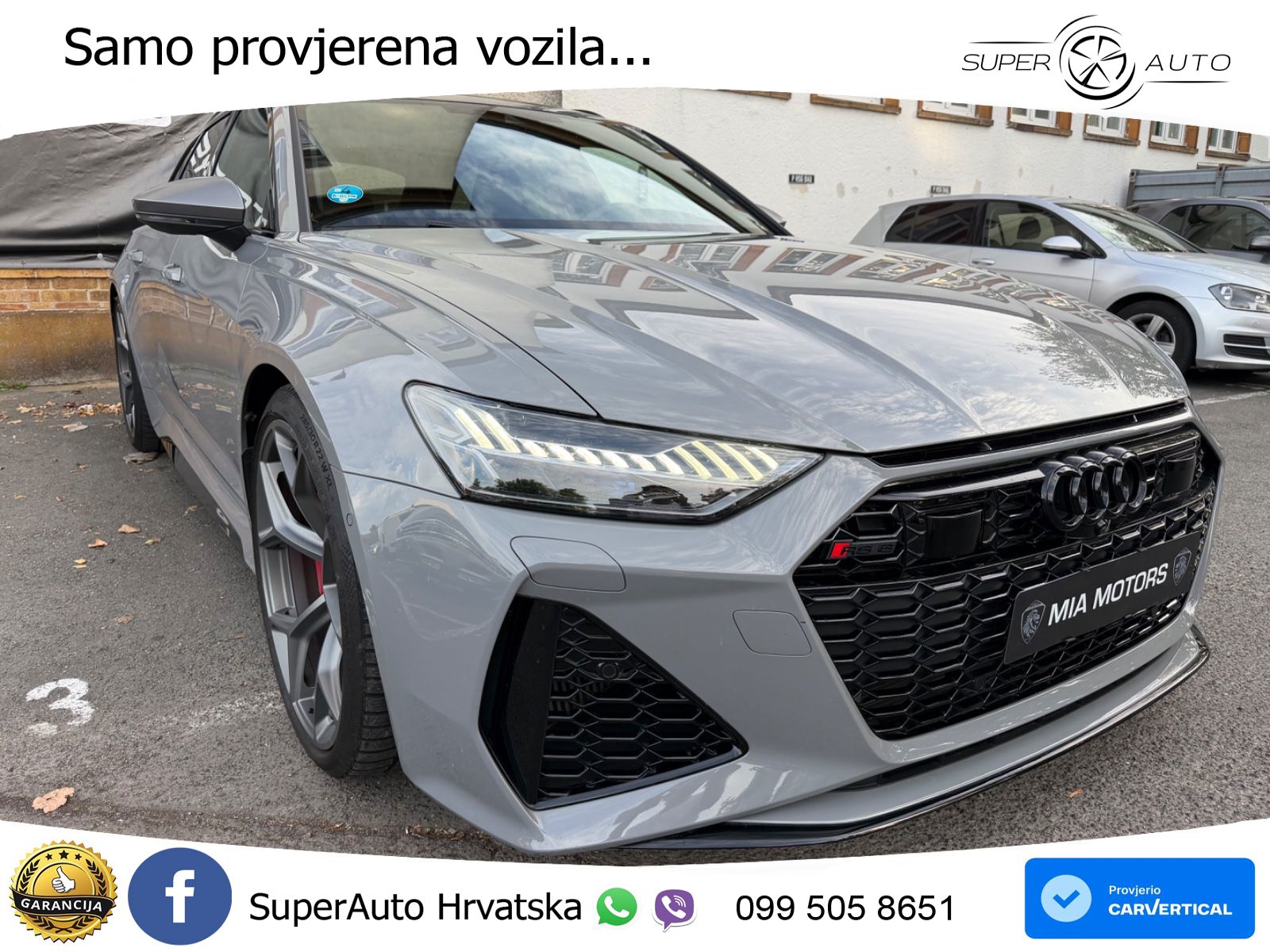 Audi RS6 Avant 4.0 TFSI V8 performance (630 KS)  quattro tiptronic LED+GR SJED+ACC