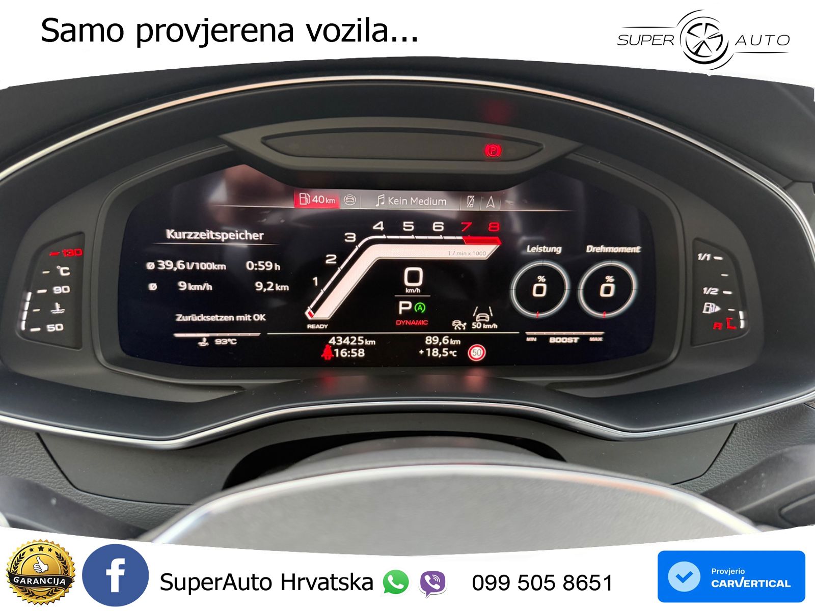 Audi RS6 Avant 4.0 TFSI V8 performance (630 KS)  quattro tiptronic LED+GR SJED+ACC