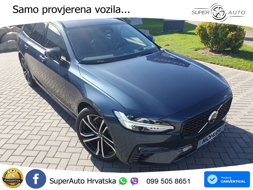 Volvo V90 Recharge T8 AWD Geartronic ACC+HEAD+4xGR SJED+360+PANO